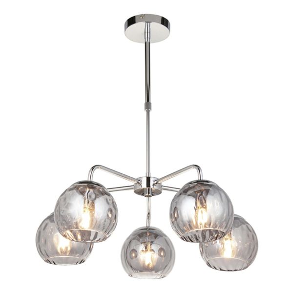 Żyrandol Endon 97972 Dimple 5lt Pendant