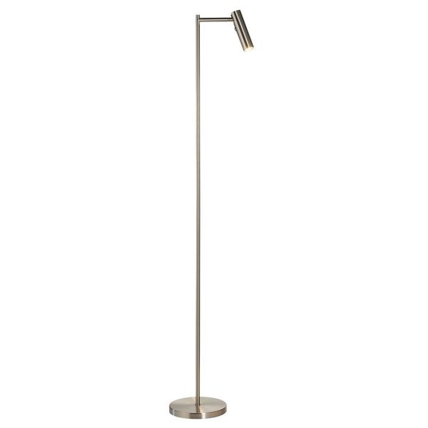 Lampa podłogowa Endon 98116 Dedicated Reader Task Floor, Satin nickel plate