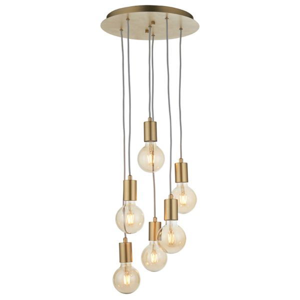 Підвісний світильник Endon 98136 Studio 6lt Pendant