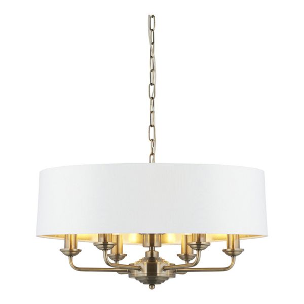 Люстра Endon 98933 Highclere 6lt Pendant