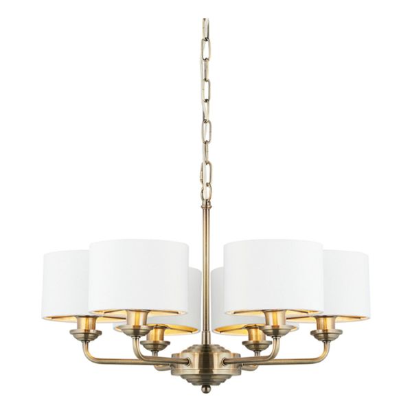 Люстра Endon 98936 Highclere 6lt Pendant