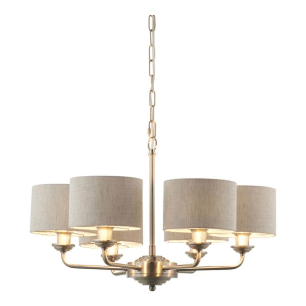 Люстра Endon 99151 Highclere 6lt Pendant