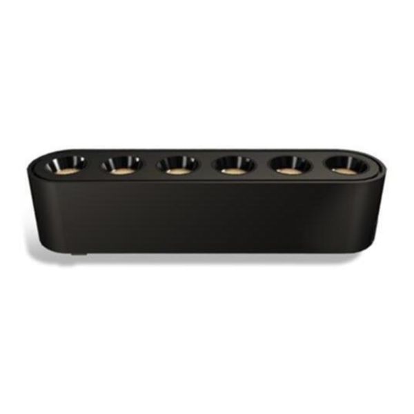 Lampa szynowa magnetyczna Eurolamp GR 145-59525 Ultra Slim Black