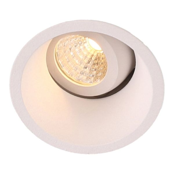 Точковий світильник Faro 2101301 Fox 50 White orientable recessed lamp 2700K