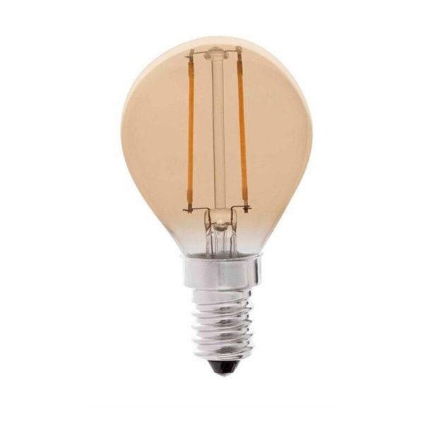 Żarówka ledowa Faro 17413 moc 2W. Rozmiar — G45 z gwintem E14, temperatura barwowa — 2200K