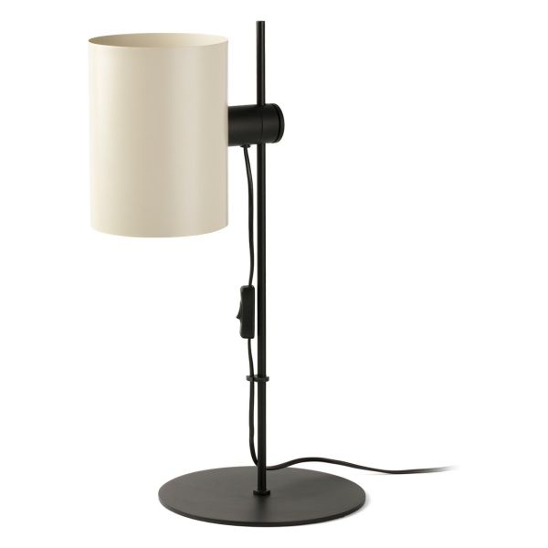 Lampa stołowa Faro 20033-80 Guadalupe Black/beige table lamp