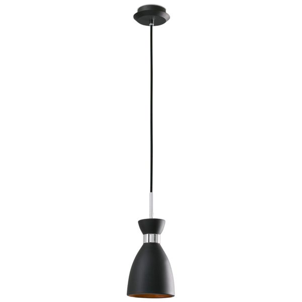 Підвісний світильник Faro 20050 Retro Black and copper pendant lamp