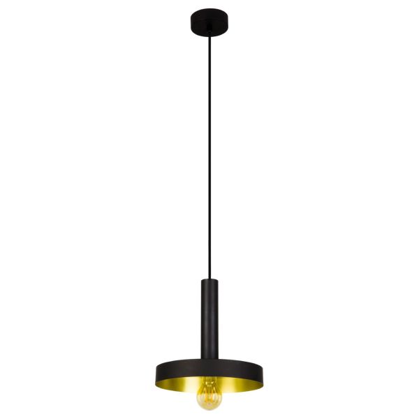 Lampa wisząca Faro 20160 Whizz Black and satin gold pendant lamp