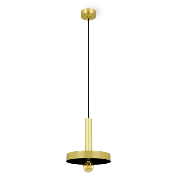 Підвісний світильник Faro 20161 Whizz Satin gold and black pendant lamp