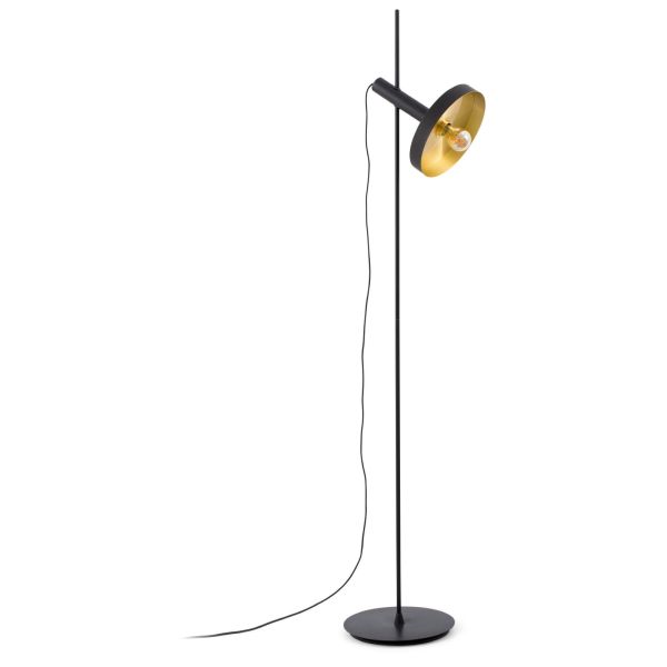 Lampa podłogowa Faro 20164-95 Whizz Black/gold floor lamp