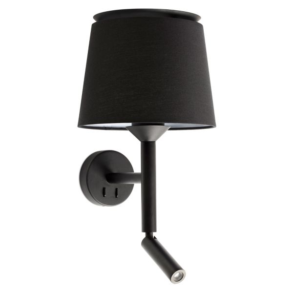 Kinkiet Faro 20303-93 SAVOY Black/black wall lamp with reader