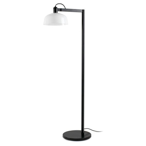 Lampa podłogowa Faro 20336-145 Tatawin Pie Salon Shade Metal White 1xE27