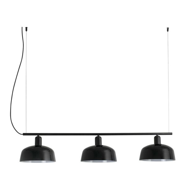 Lampa wisząca Faro 20338-120 Tatawin M Black lineal pendant lamp