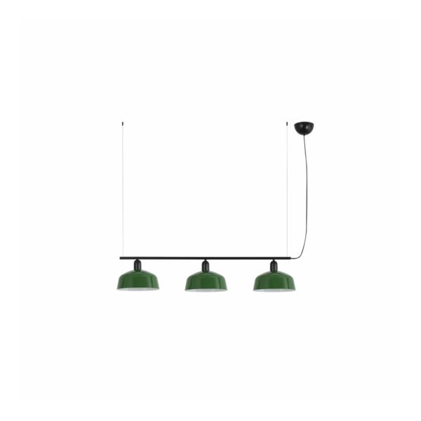 Lampa wisząca Faro 20338-149 Tatawin Pendant Lamp  Lin. Shade Metal M Green 3xE2