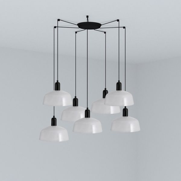 Люстра Faro 20340-119-7L Tatawin M 7L White pendant lamp