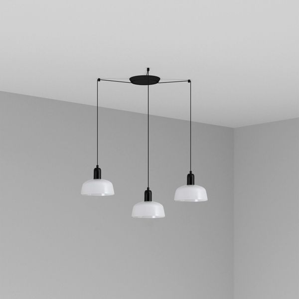 Люстра Faro 20340-140-3L Tatawin Pendant Lamp Shade Metal S White 3xE27