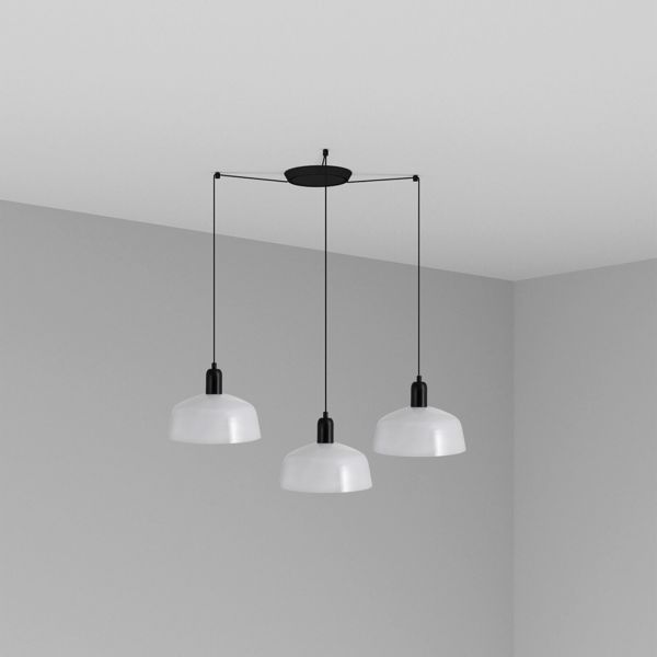 Люстра Faro 20340-145-3L Tatawin Pendant Lamp Shade Metal M White 3xE27