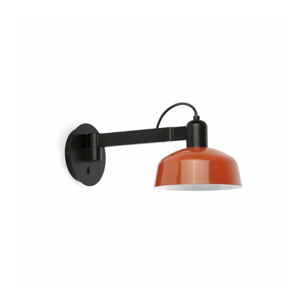 Бра Faro 20342-143 Tatawin Wall Lamp  Arm Pant.met. Orange Red. 1xE27