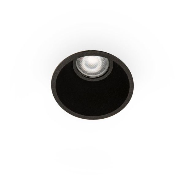 Точковий світильник Faro 2200502 FRESH IP44 Black downlight GU10