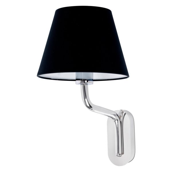 Kinkiet Faro 24005-12 Eterna Chrome/black wall lamp