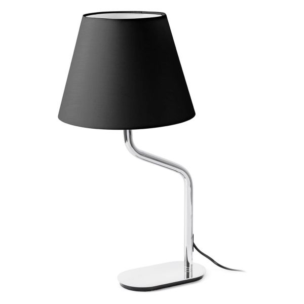 Lampa stołowa Faro 24008-15 ETERNA Chrome/black table lamp