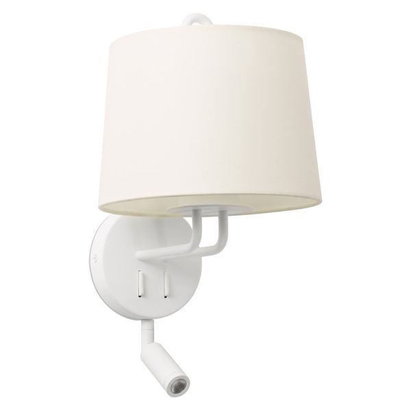 Kinkiet Faro 24032-01 MONTREAL White/white wall lamp with reader