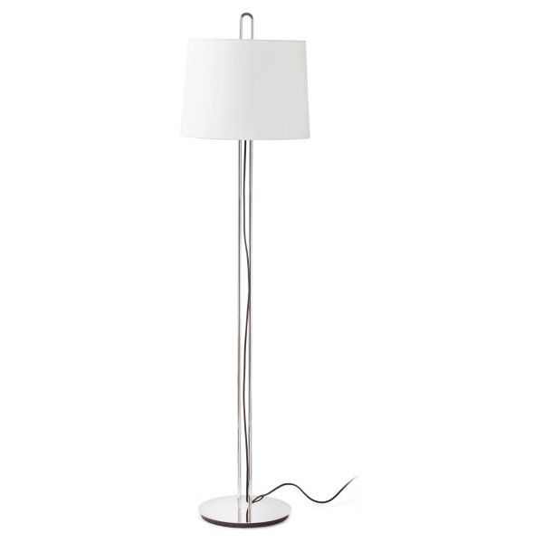 Lampa podłogowa Faro 24037-08 MONTREAL Chrome/beige floor lamp