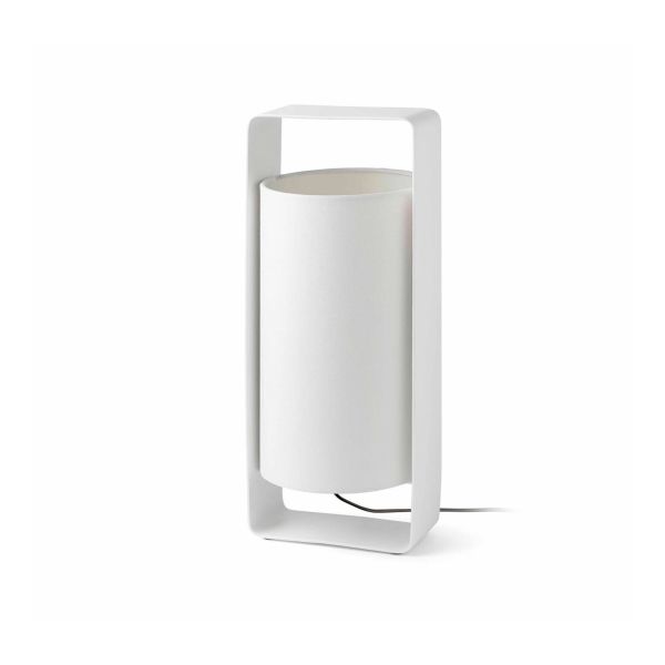 Настільна лампа Faro 28383 LULA M White table lamp