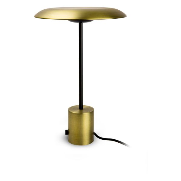 Lampa stołowa Faro 28387 HOSHI Satin gold and black table lamp