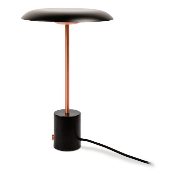 Lampa stołowa Faro 28388 HOSHI Black and brushed copper table lamp