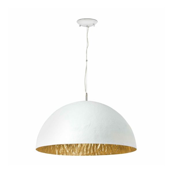 Lampa wisząca Faro 28399 MAGMA white and gold pendant lamp 3L