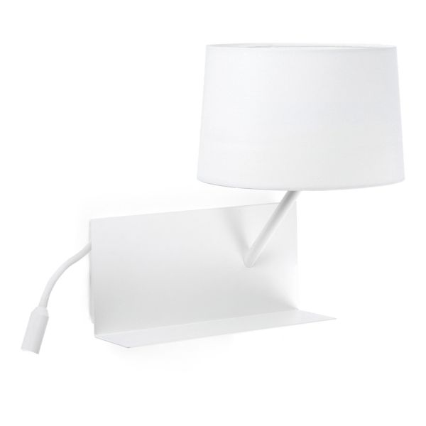 Kinkiet Faro 28414 HANDY White wall lamp with LED right reader