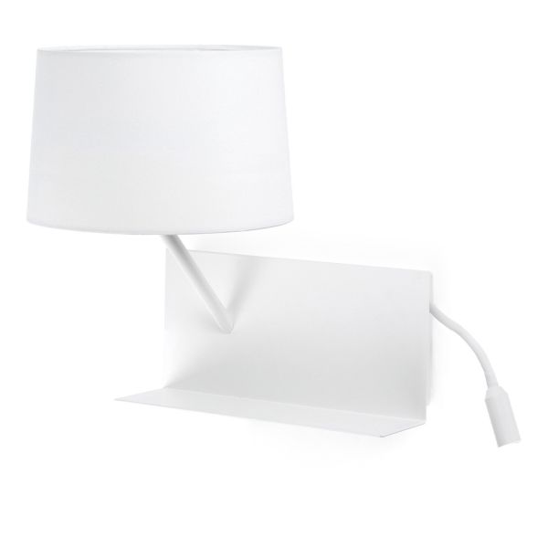 Kinkiet Faro 28415 HANDY White wall lamp with LED left reader