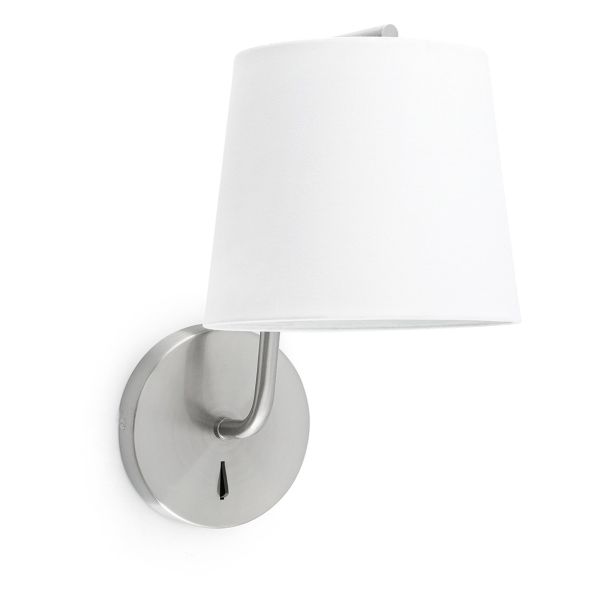 Kinkiet Faro 29328 BERNI Satin nickel wall lamp