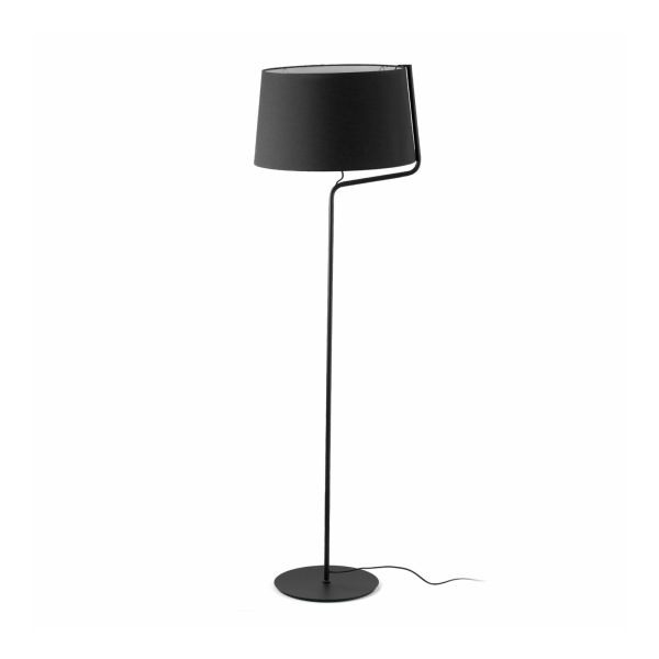 Lampa podłogowa Faro 29336 BERNI Black floor lamp