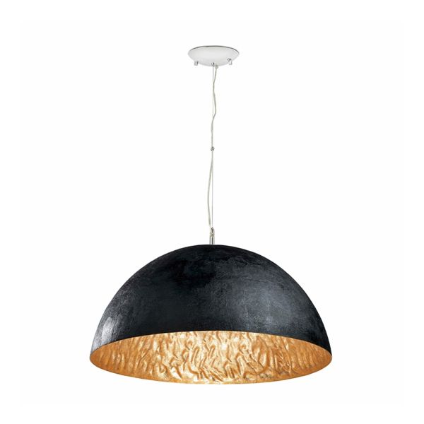 Lampa wisząca Faro 29468 MAGMA Black and gold pendant lamp