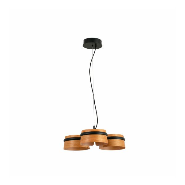 Lampa wisząca Faro 29567 LOOP Black pendant lamp