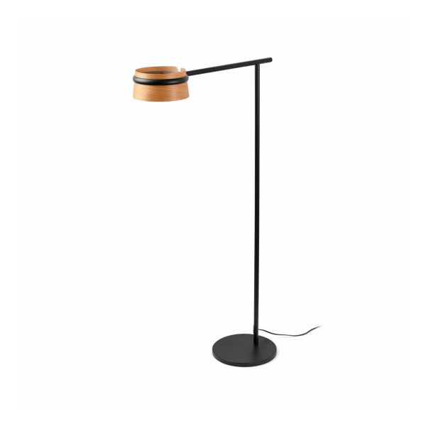 Lampa podłogowa Faro 29569 LOOP Black floor lamp