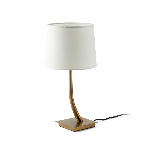 Lampa stołowa Faro 29685-04 REM Bronze/white table lamp