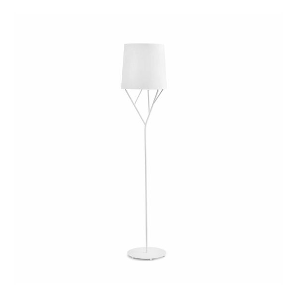 Lampa podłogowa Faro 29869 TREE White floor lamp 1L