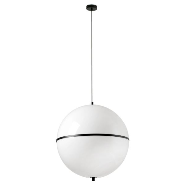 Підвісний світильник Faro 29917 Dome M Black Pendant 1xE27