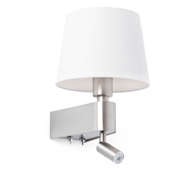 Kinkiet Faro 29976 ROOM White wall lamp with reader