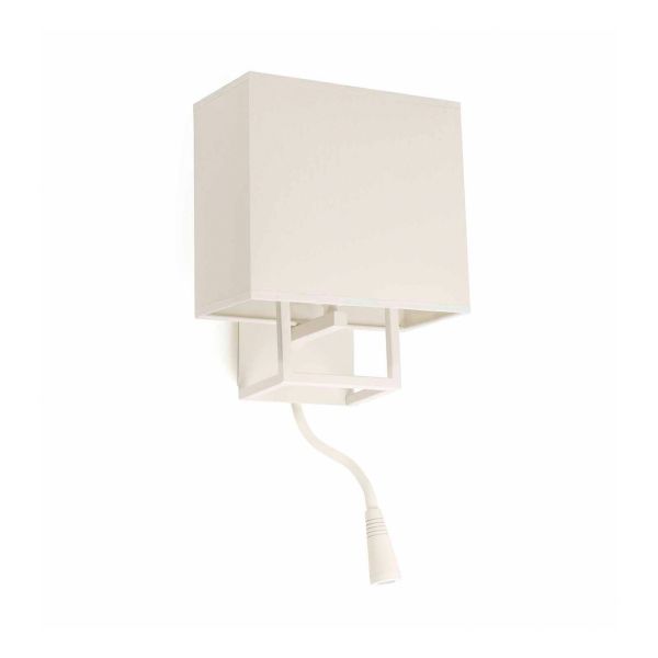 Kinkiet Faro 29982 VESPER White wall lamp with reader