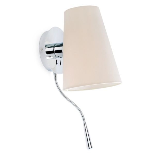 Kinkiet Faro 29996 LUPE Chrome wall lamp with reader