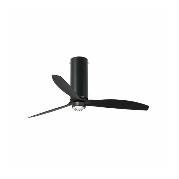 Lampa z wiatrakiem Faro 32060-10 TUBE FAN M LED Matt black with DC motor