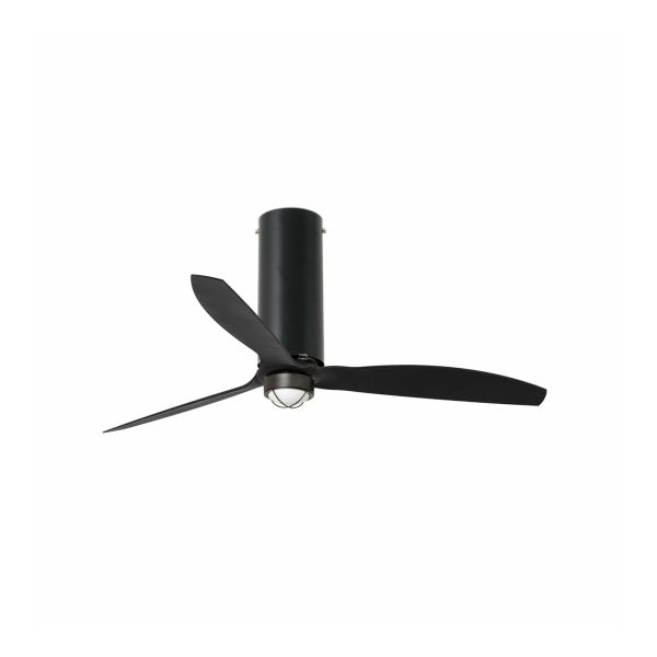 Lampa z wiatrakiem Faro 32060WP-10 TUBE FAN M LED Matt black DC SMART