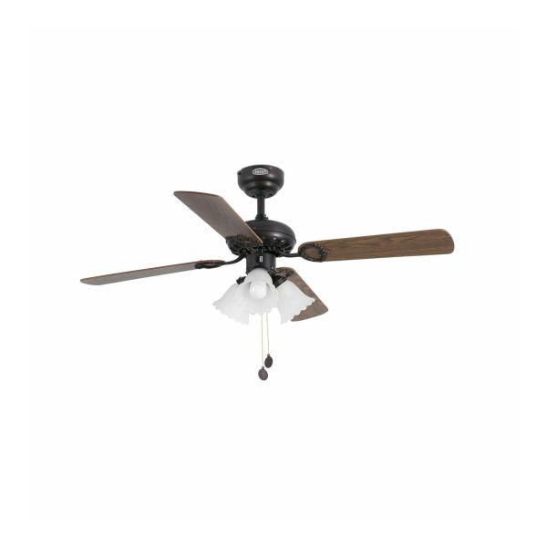 Lampa z wiatrakiem Faro 33102 LISBOA S Brown fan