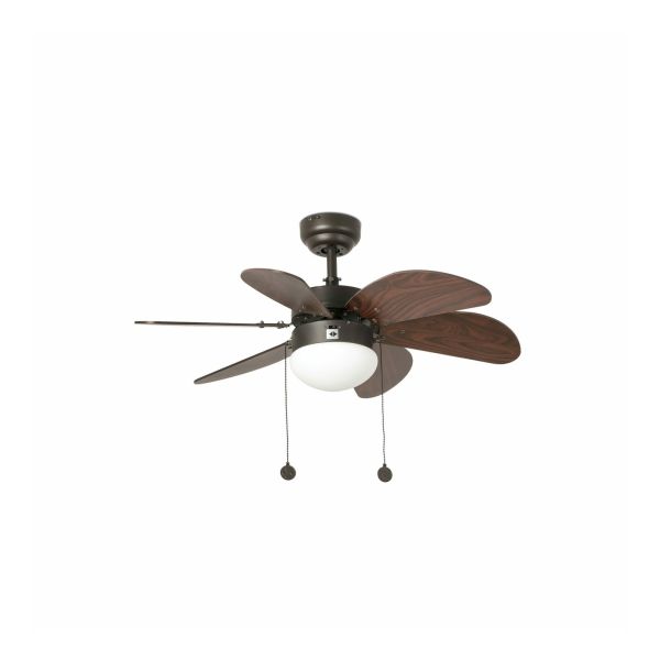 Lampa z wiatrakiem Faro 33185 PALAO S Brown fan