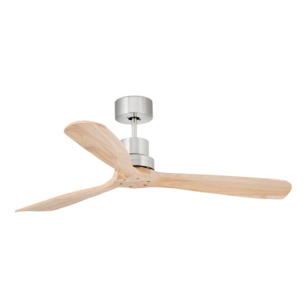 Wentylator sufitowy Faro 33373DCWT Lantau L DC 1320 Nickel Matt 3 Blades Pine Tuya