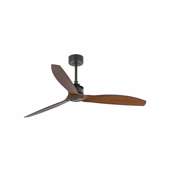 Wentylator sufitowy Faro 33395 JUST FAN M Black/wood fan with DC motor